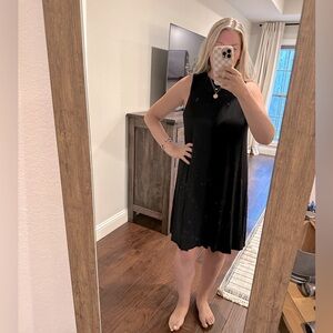 Time and Tru black sleeveless dress